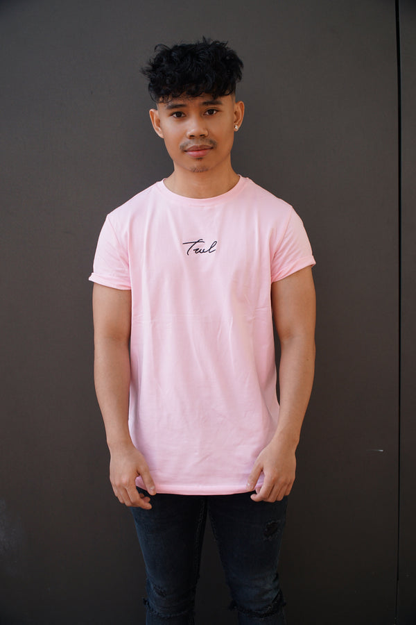 V2 Signature Pink T-Shirt - The Wolfe London