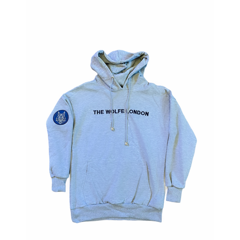 Signature Grey Hoodie - The Wolfe London