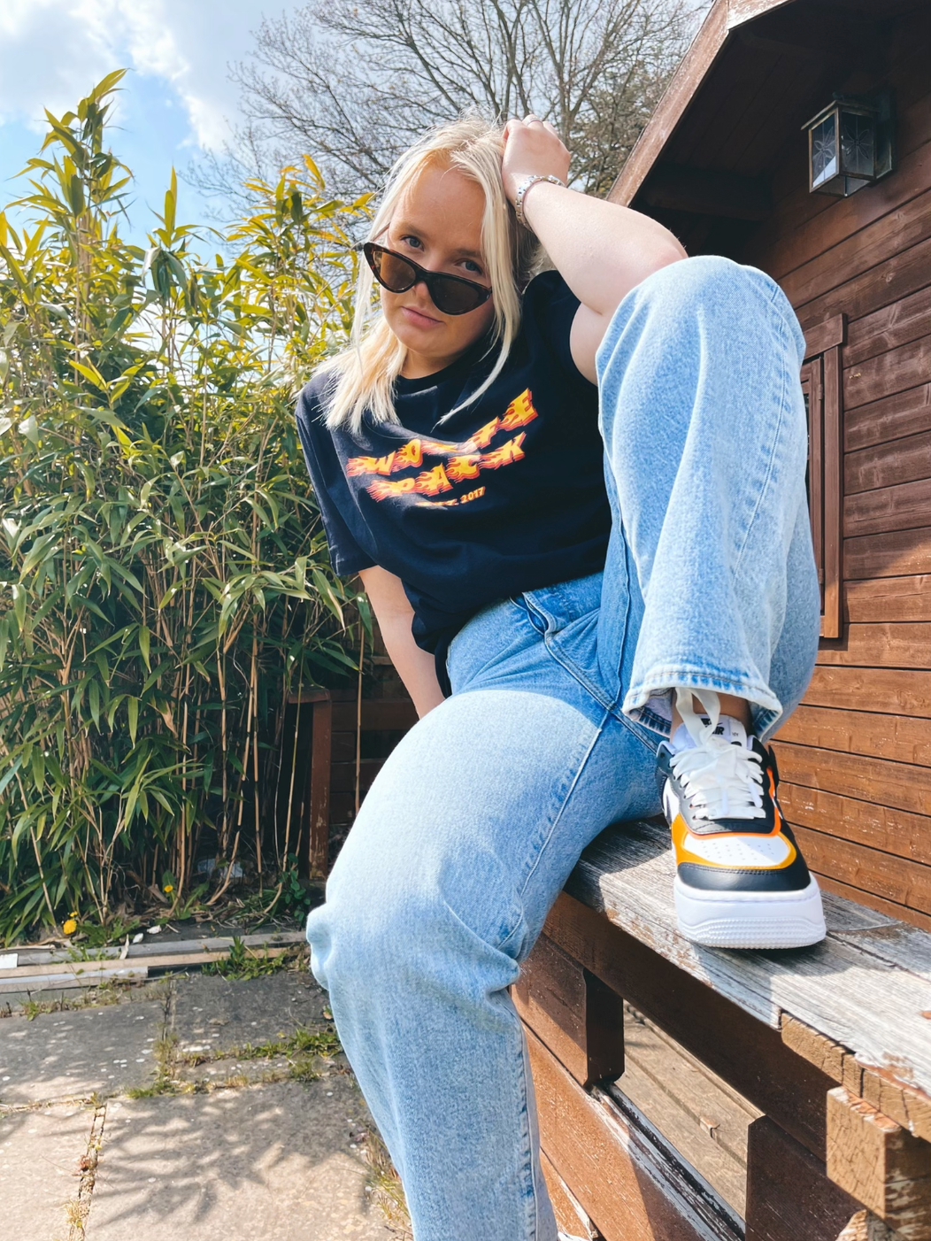 Vans flame 2025 old skool outfit