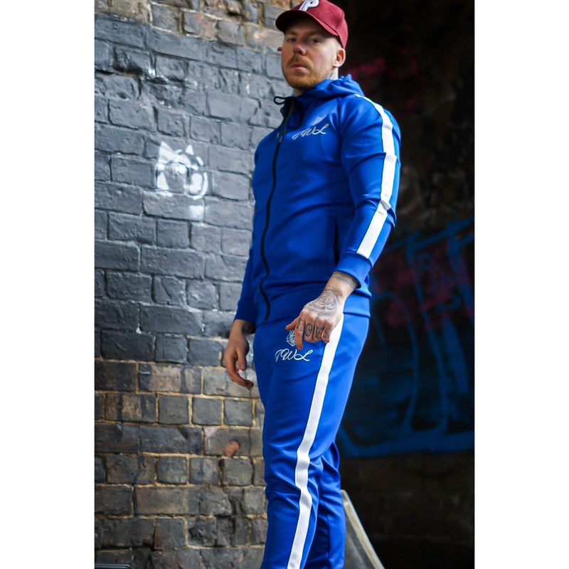 Electric Blue Tracksuit Bottoms - The Wolfe London