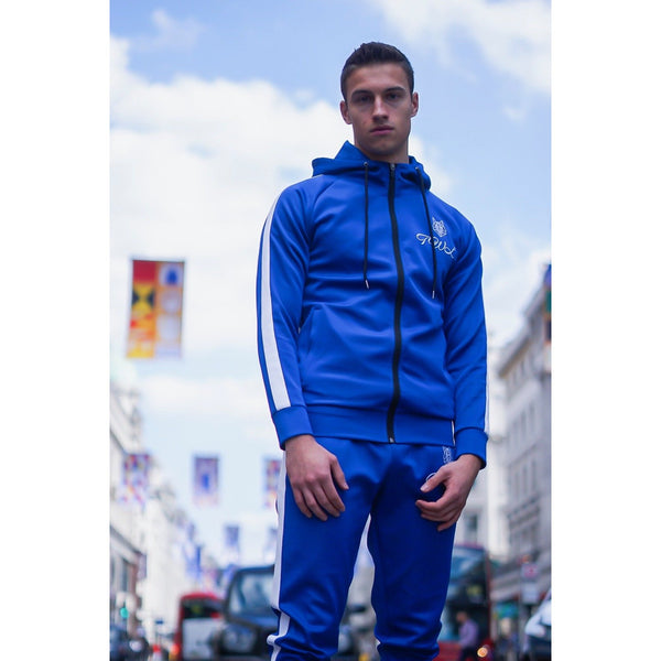 Electric Blue Tracksuit Top - The Wolfe London