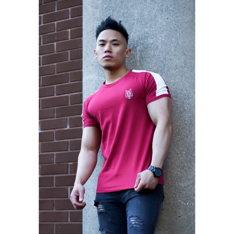 Lava Red Jersey T-shirt - The Wolfe London