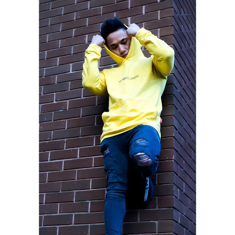 Ray Yellow Oversized Hoodie - The Wolfe London