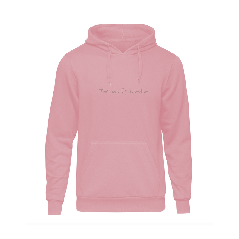 Classic Baby Pink Hoodie - The Wolfe London
