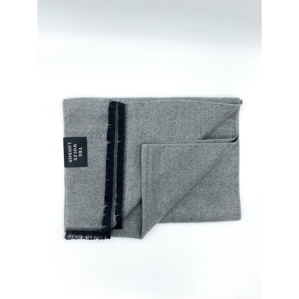 Ghost Grey Scarf - The Wolfe London