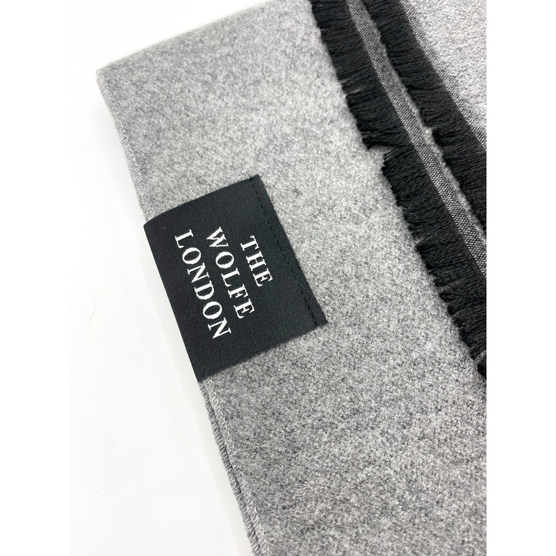 Ghost Grey Scarf - The Wolfe London