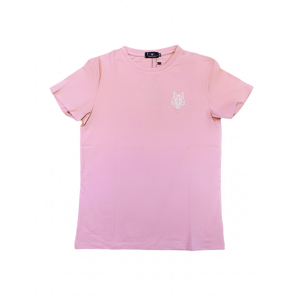 Signature Logo Pink T-shirt - The Wolfe London
