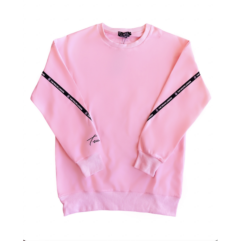 Cotton Candy Pink Sweatshirt - The Wolfe London