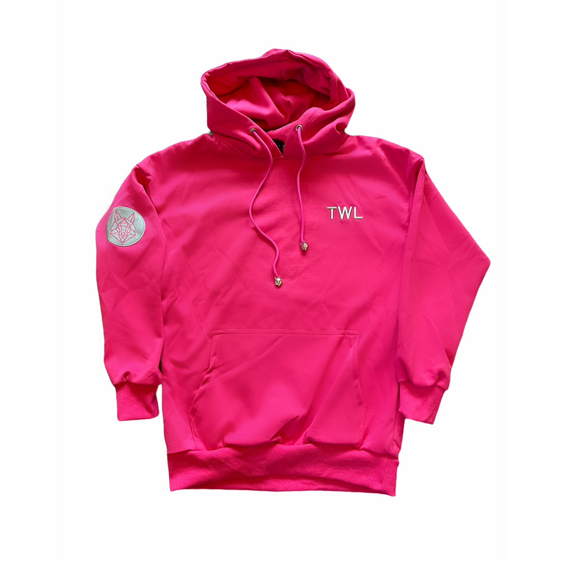 Signature Pink Hoodie - The Wolfe London