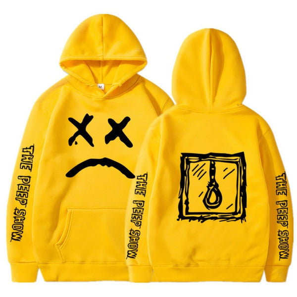 Lil peep yellow hoodie hotsell